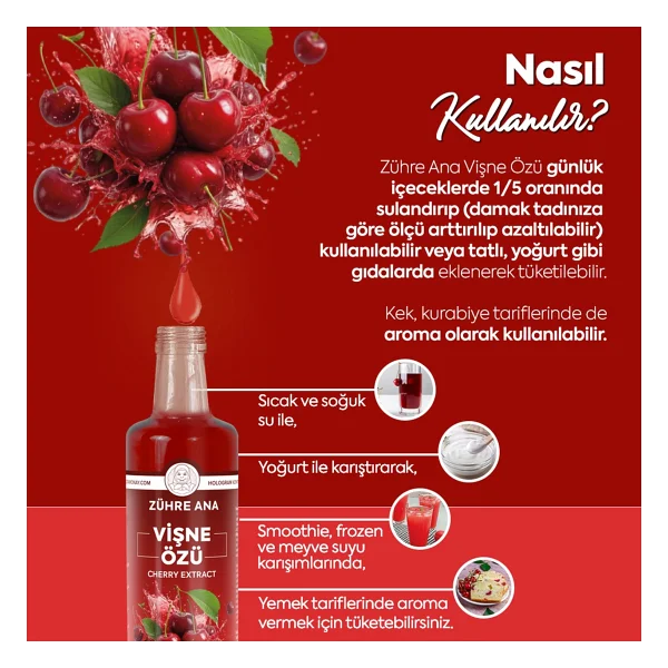 Zühre Ana Vişne Özü 640 Gr - Görsel 3