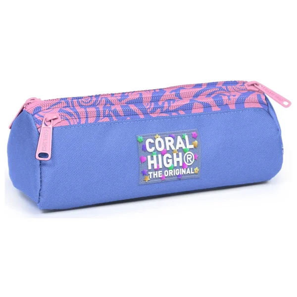 Coral High 31027 Milka Geometrik Desenli 3 Bölmeli Kalemlik - Görsel 9