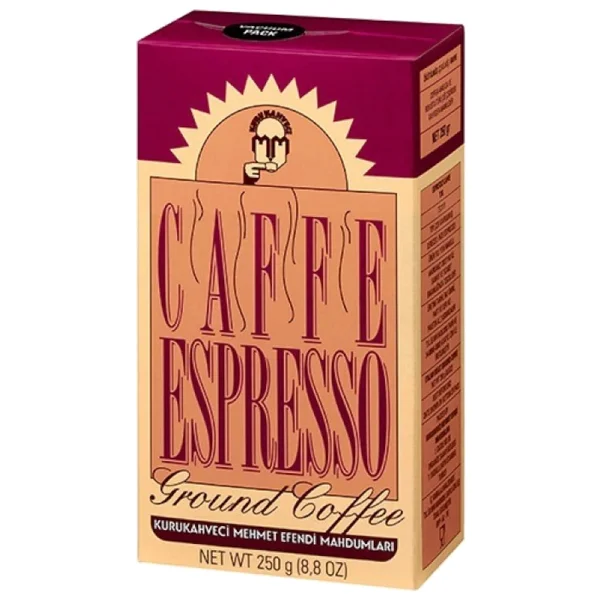 Kurukahveci Mehmet Efendi 250gr Öğütülmüş Espresso Kahve Yoğun Aroma Ve Özel Kavrulmuş - 250 Gr - Görsel 2