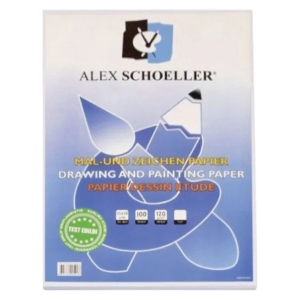 Alex Schoeller 35x50 120 Gr 100 Yaprak Resim Kağıdı - Görsel 7