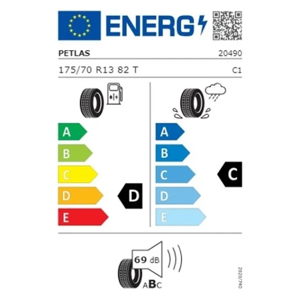 Petlas Elegant Pt311 175/70 R13 82t Yaz Lastiği - Görsel 6
