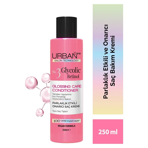 Urban Care No.3 Glycolic Retinol Parlaklık Etkili 250 Ml Saç Kremi - Görsel 10