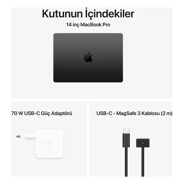 MacBook Pro M5 Pro 24 GB 1 TB SSD 14.2" Mgdr4tu/A Uzay Siyahı - Görsel 9
