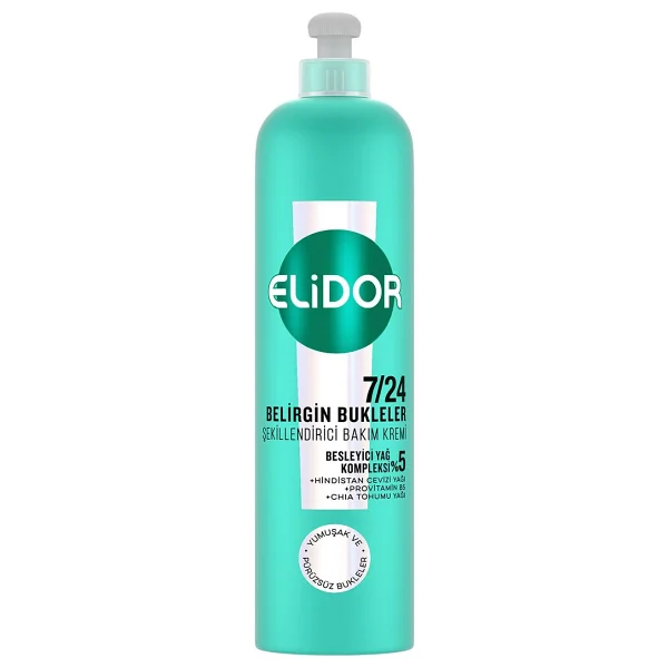 Elidor 7/24 Belirgin Bukleler Şekillendirici 240 Ml Saç Kremi - Görsel 2