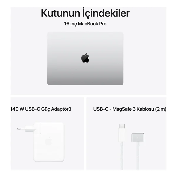 MacBook Pro M5 Pro 24 GB 1 TB SSD 16.2" Mge44tu/A Gümüş - Görsel 9