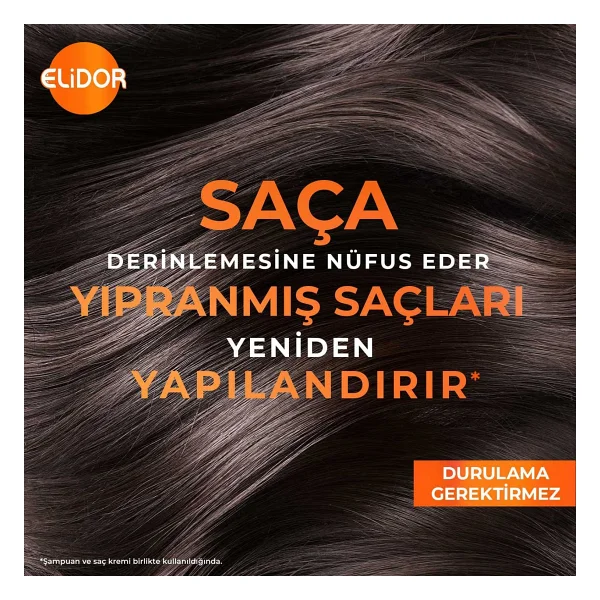 Elidor 7/24 Onarıcı Etki Şekillendirici 240 Ml Saç Kremi - Görsel 5