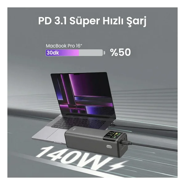 Bix Pb200w 24000 mAh Hızlı Şarj Powerbank - Görsel 6