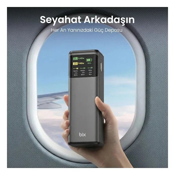 Bix Pb200w 24000 mAh Hızlı Şarj Powerbank - Görsel 9