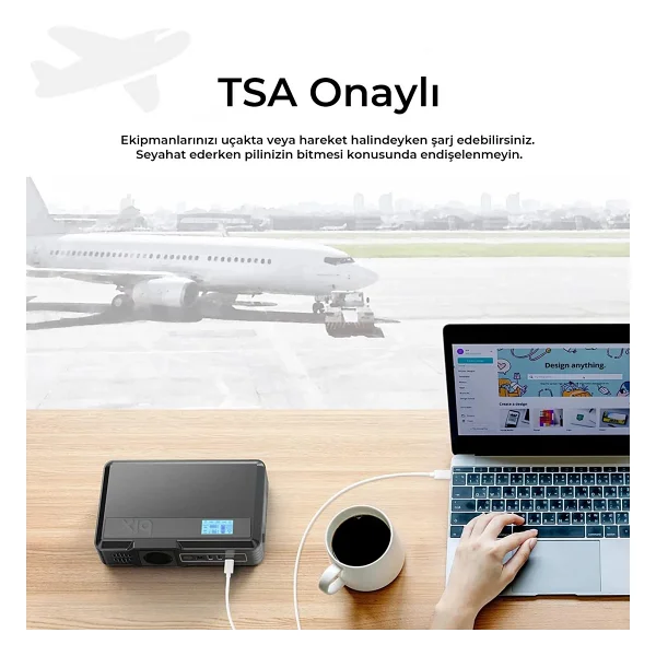 Bix Pb401 40000 mAh Hızlı Şarj Powerbank - Görsel 5