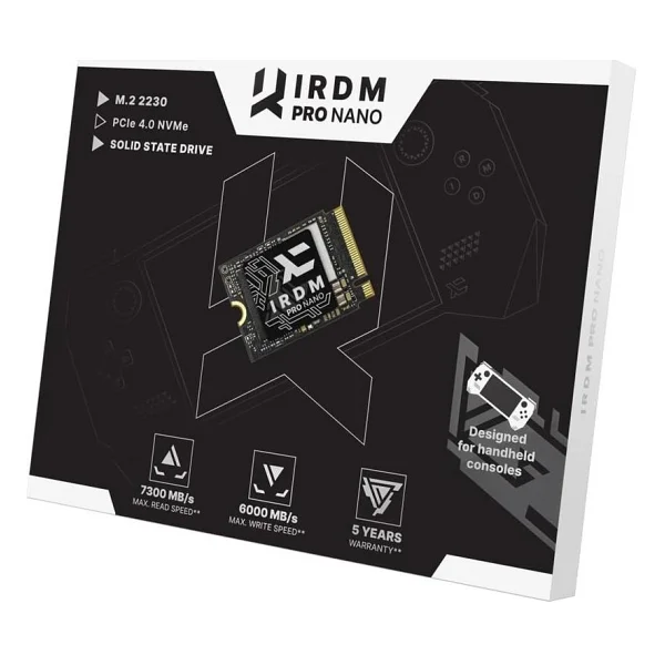 Goodram Irdm Pro Nano 2tb Nvme M.2 2230 SSD 7300mb Okuma / 6000mb Yazma - Görsel 3