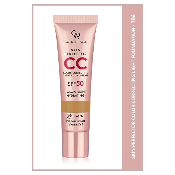 Golden Rose Skin Perfector Spf 50 106 Toffee 30 Ml Cc Krem - Görsel 2