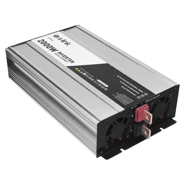 S-Link SL-2000W 2000W DC12V-AC230V Inverter - Çok Renkli - Görsel 2