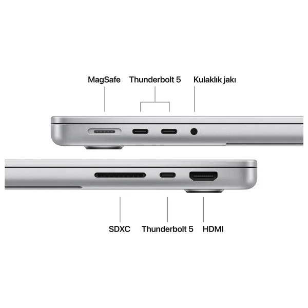 MacBook Pro M5 Pro 24 GB 1 TB SSD 14.2" Mgdn4tu/A Gümüş - Görsel 7