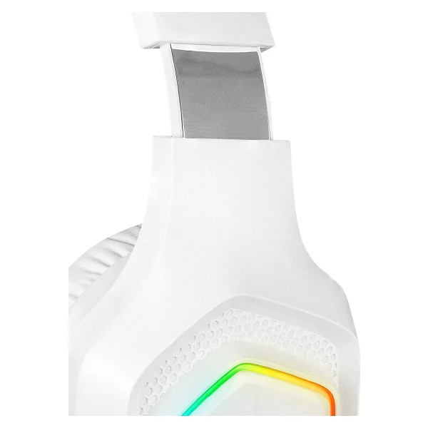 Rampage Vector Rm-K90 Beyaz RGB USB Kablolu Kulak Üstü Oyuncu Kulaklığı - Görsel 8
