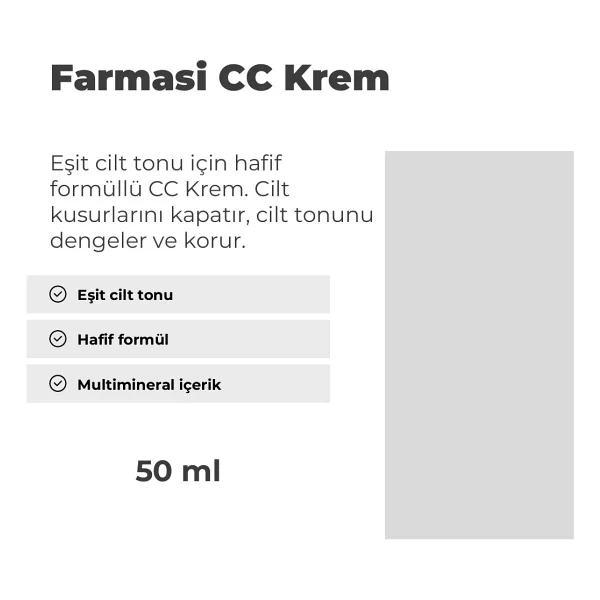 Farmasi Cc Krem 50 Ml Açıktan Ortaya 02 - Görsel 7