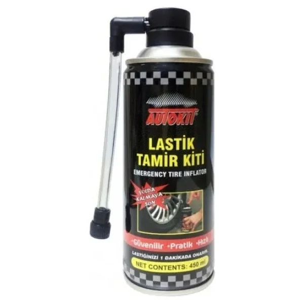 Autokit Lastik Tamir Kiti Autokit Araç Araba Lastik Bakım Tamir Spreyi - Görsel 4