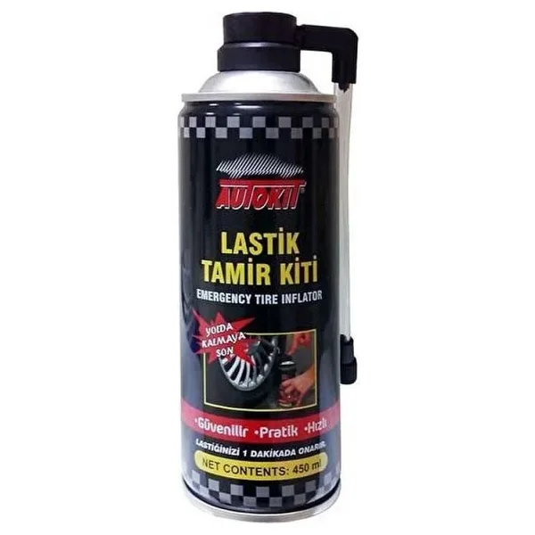 Autokit Lastik Tamir Kiti Autokit Araç Araba Lastik Bakım Tamir Spreyi - Görsel 6