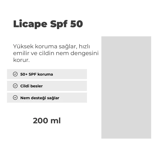 Licape Güneş Koruyucu Sprey Süt Spf 50+ 200 Ml - Görsel 6