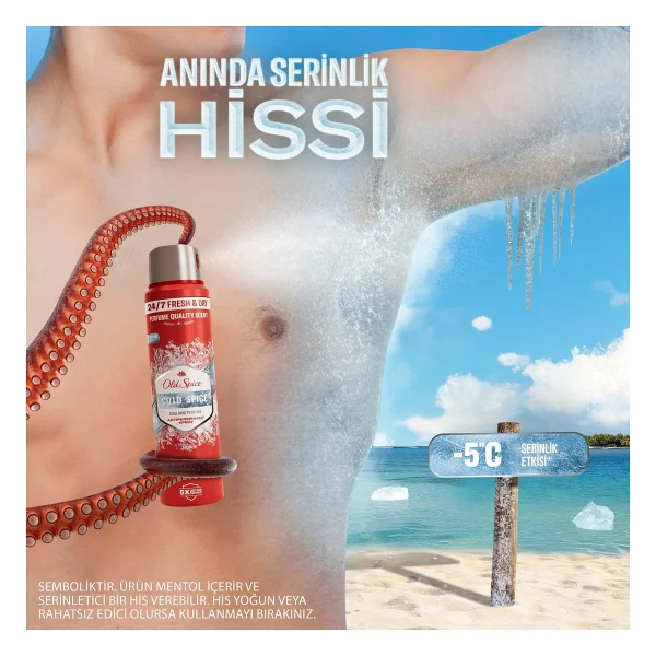 Old Spice Cold Spice 150 Ml Deodorant - Görsel 6