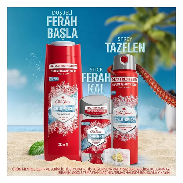 Old Spice Cold Spice 150 Ml Deodorant - Görsel 9