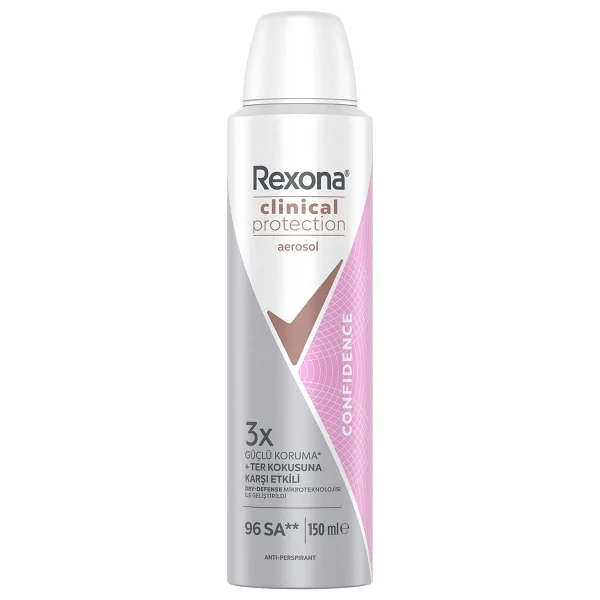 Rexona Clinical Protection Confidence 150 Ml Kadın Deodorant - Görsel 5