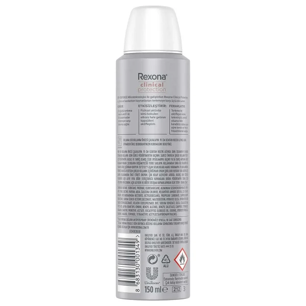 Rexona Clinical Protection Confidence 150 Ml Kadın Deodorant - Görsel 10