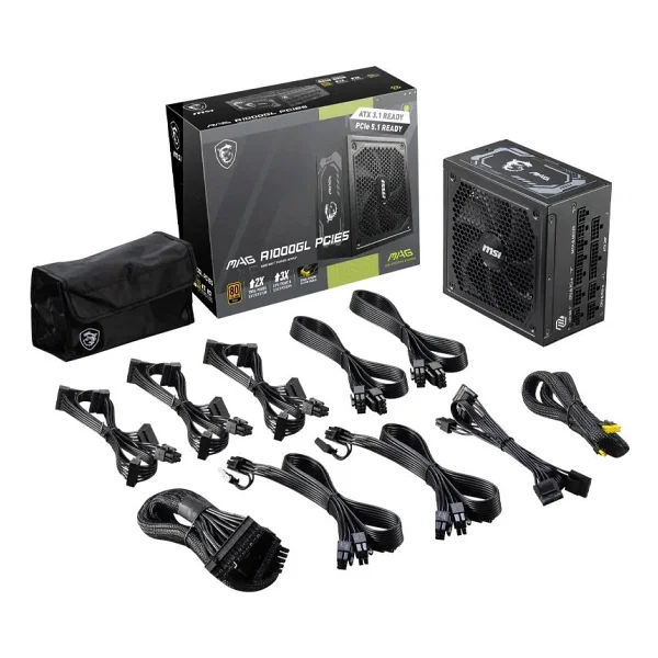 Msı Mag A1000gl Gen5 1000 W Beyaz Power Supply - Görsel 6