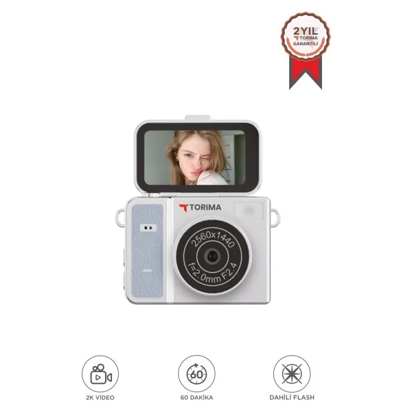 Torima Cmr46 Kahverengi Dijital Fotoğraf Makinesi - Görsel 9