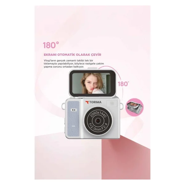 Torima Cmr46 Mavi Dijital Fotoğraf Makinesi - Görsel 2