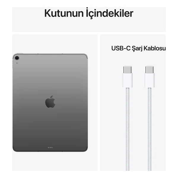 iPad Air M4 Wi-Fi + Cellular 1 TB 13" Tablet - Görsel 10