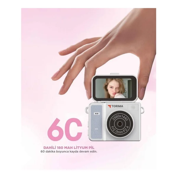 Torima Cmr46 Mavi Dijital Fotoğraf Makinesi - Görsel 4