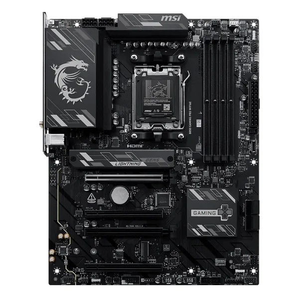 Msı B850 Gaming Pro Wıfı6e AMD Am5 DDR5 Atx Anakart - Görsel 2