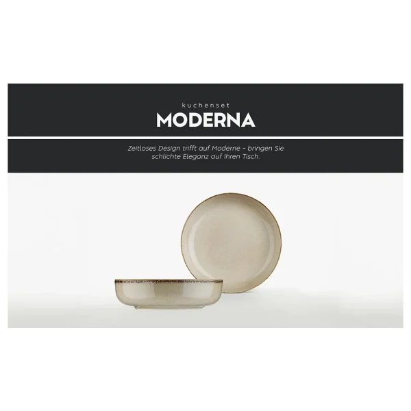 Kütahya Porselen Moderna 2 Li 20 Cm Kase Tarçın - Görsel 8