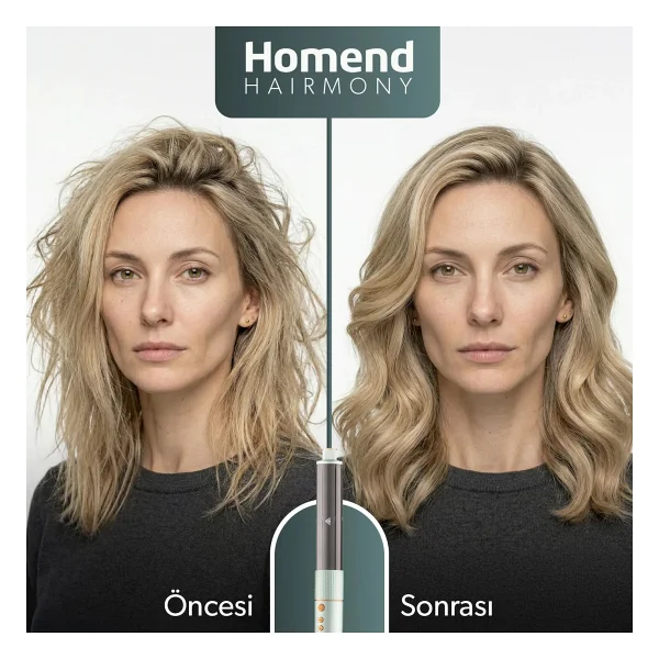 Homend Hairmony 4606H Saç Şekillendirme Seti - Görsel 9