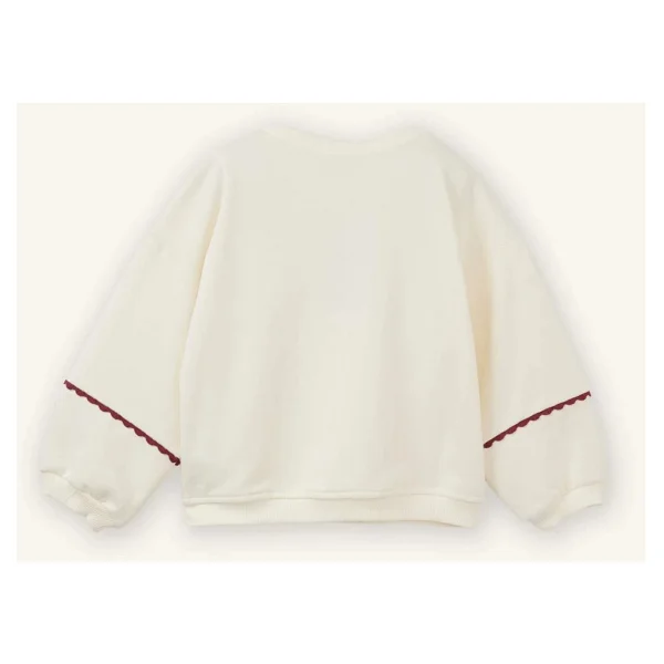 Defacto Oversize Nakışlı Sweatshırt Kız Bebek G8156a526sp - Ekru-Er99 - 4 - 5 Yaş - Görsel 3