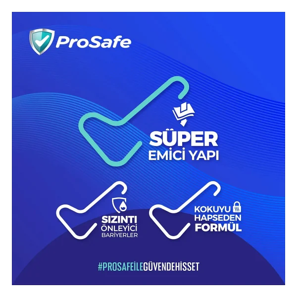 Prosafe XL Beden Yetişkin Belbantlı Hasta Bezi 30'lu X 2 Sızdırmaz Ve Yüksek Emme Gücü - Görsel 3