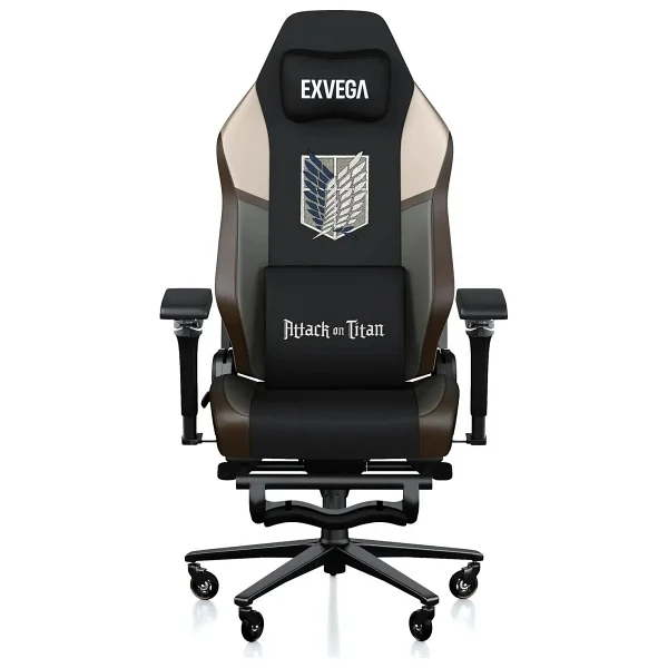 Exvega Pandora Pro Attack On Titan Ayak Uzatmalı Masajlı Oyuncu Koltuğu - Görsel 7