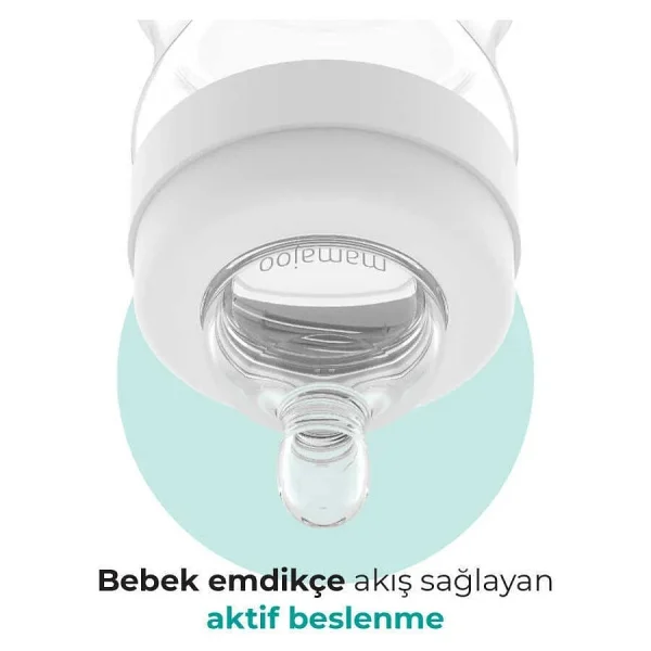 Mamajoo Antikolik Biberon Emziği Seti 0 Ay+ Yavaş Akışlı, İkili - Saklama Kabı Hediyeli - 0+ Ay - Görsel 5