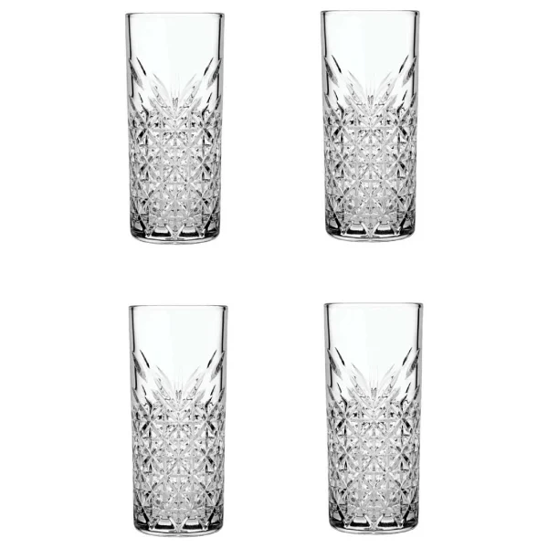 Paşabahçe Timeless 4'lü Rakı Bardağı Cam Desensiz 180cc 4 Parçalı Şeffaf Set - Görsel 8