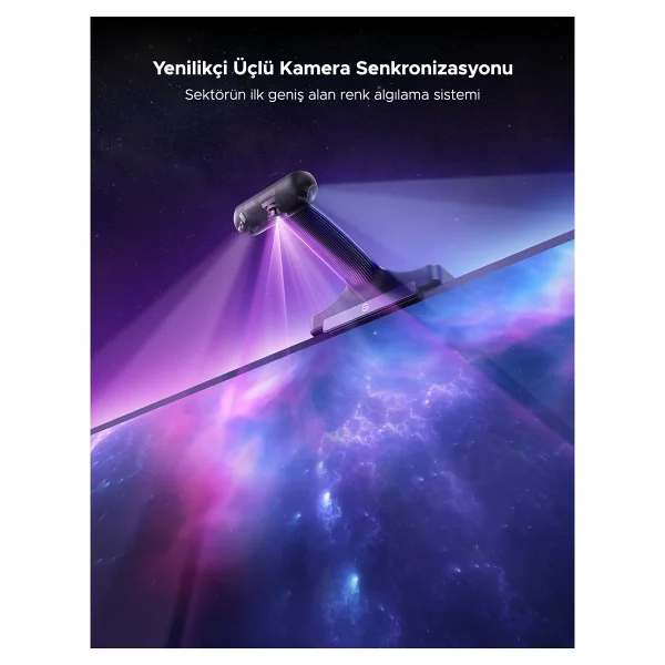 Govee 3s Pro TV Arkası LED Şerit Ambiyans Aydınlatma, TV Renk Senkronizasyonu 55-65 Inç Tv'ler İle Uyumludur - Argb - 55 X 63 Cm - Görsel 2