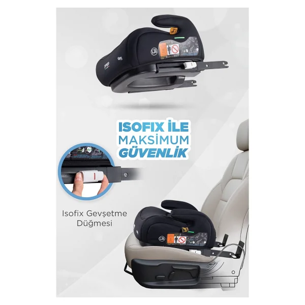 Prego Hera Isofixli 15-36 Kg Oto Koltuğu Yükseltici - Görsel 5