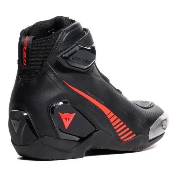 Dainese Superya 4 Mevsim Erkek Deri Siyah-Kırmızı Motosiklet Ayakkabısı - Görsel 6