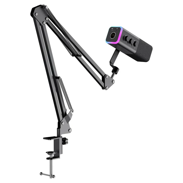 Havit Gamenote Gk71 Pro Siyah RGB Yayıncı Mikrofonu - Görsel 4