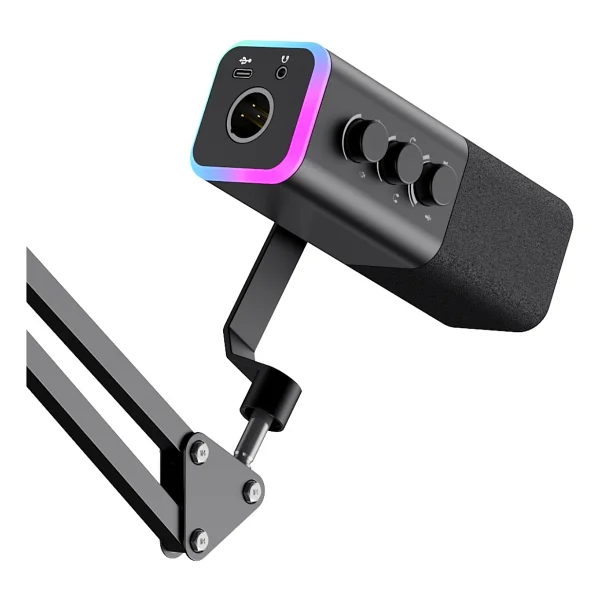Havit Gamenote Gk71 Pro Siyah RGB Yayıncı Mikrofonu - Görsel 7