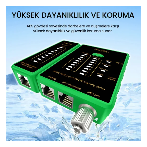 Veggieg Multi Fonksiyonel Fiber Optik Rj45 Network Ethernet Ağ Kablo Test Cihazı - Görsel 7