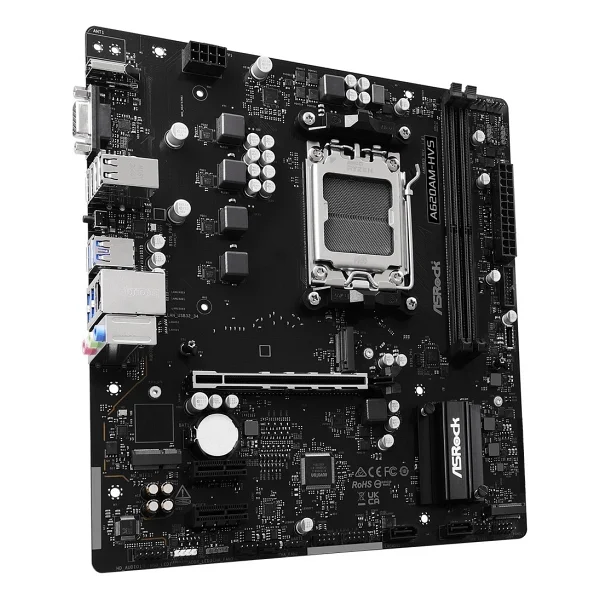 Asrock A620AM-HVS AMD AM5 DDR5 Micro ATX Anakart - Görsel 3