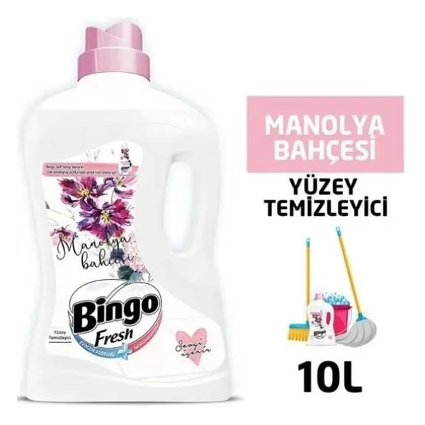 Bingo Fresh Manolya Bahçesi Yüzey Temizleyici 2.5 Lt - Görsel 6
