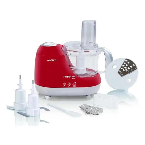 Arnica Prokit 444 Mini Gh21032 600 W Kırmızı Mutfak Robotu - Görsel 7