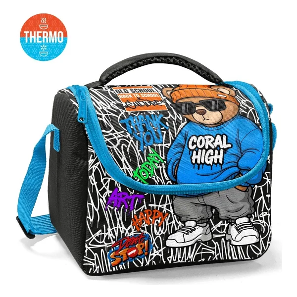 Coral High 37152 Astronot Desenli Termoslu Beslenme Çantası - Görsel 7