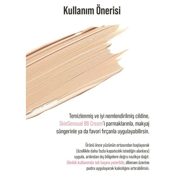 Skin Sensual Bb Krem Light 30ml Spf50 Pa++++ Leke Karşıtı, Aydınlık Cilt Görünümü Uva/Uvb Koruma - Görsel 6